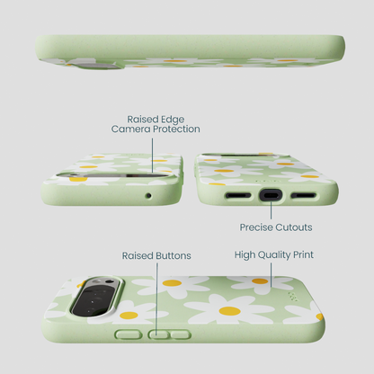 Sage Green Daisy Google Pixel 10 Pro XL Case