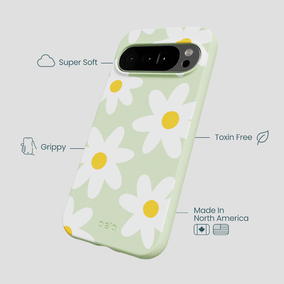 Sage Green Daisy Google Pixel 10 Pro XL Case