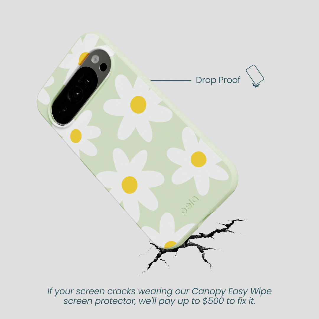 Sage Green Daisy Google Pixel 10/10 Pro Case