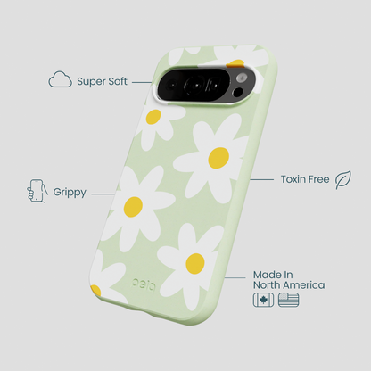 Sage Green Daisy Google Pixel 10/10 Pro Case