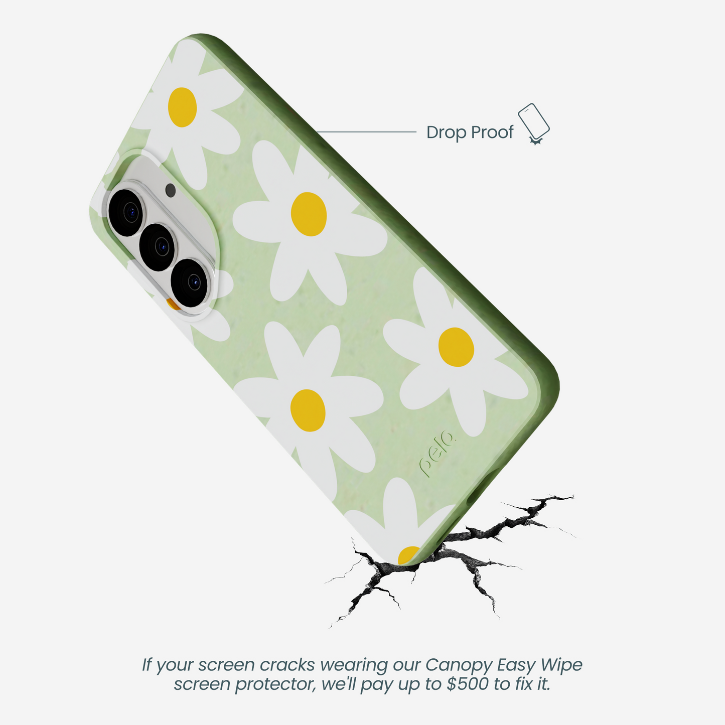Sage Green Daisy Samsung Galaxy S26 Case