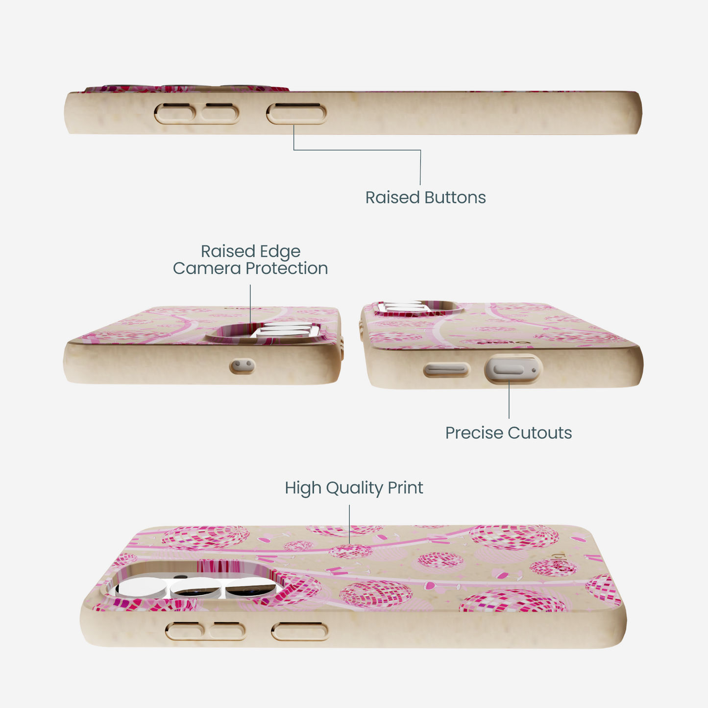 Seashell Dancing Lights Samsung Galaxy S26 Case
