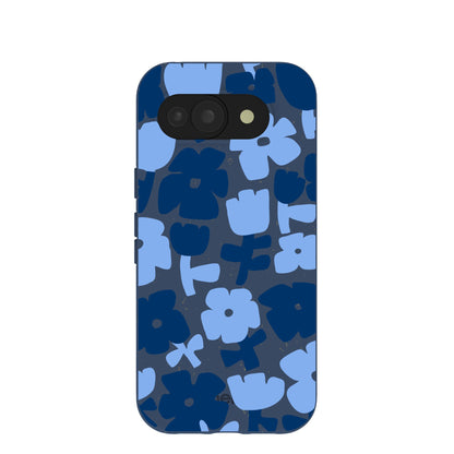 Navy Blue Daydream Blooms Google Pixel 10a Case