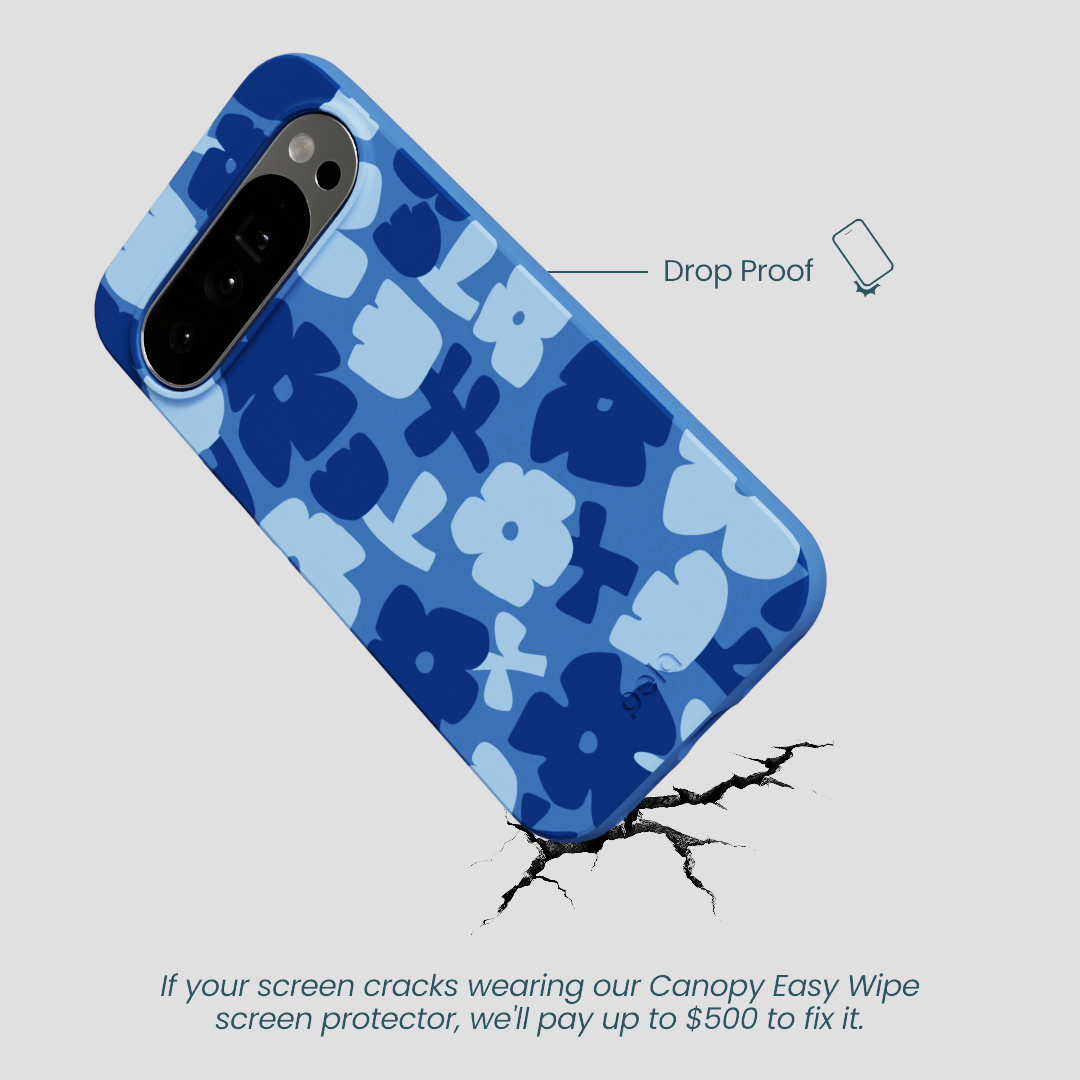 Electric Blue Daydream Blooms Google Pixel 10 Pro XL Case