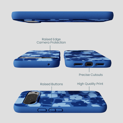 Electric Blue Daydream Blooms Google Pixel 10 Pro XL Case