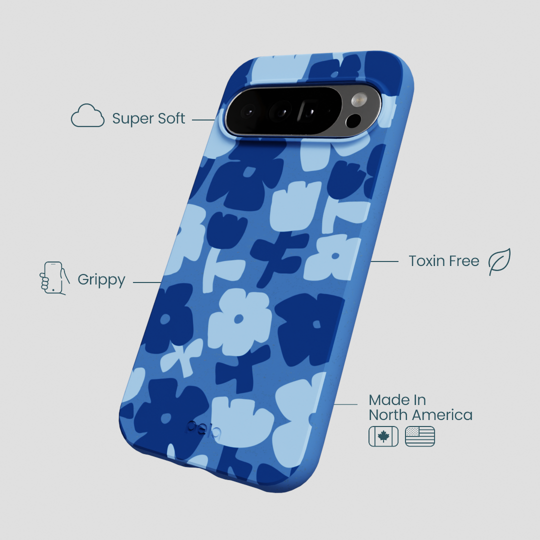 Electric Blue Daydream Blooms Google Pixel 10 Pro XL Case