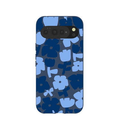 Navy Blue Daydream Blooms Google Pixel 10 Pro XL Case