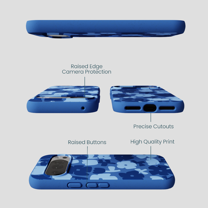 Electric Blue Daydream Blooms Google Pixel 10/10 Pro Case