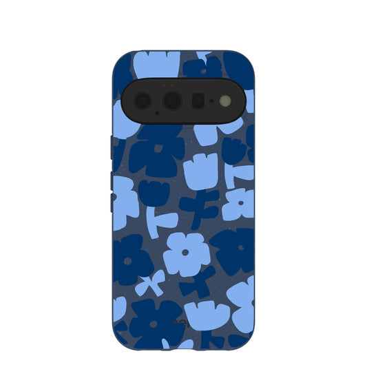 Navy Blue Daydream Blooms Google Pixel 11 Case