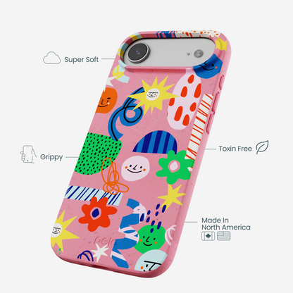 Bubblegum Pink Daydreaming iPhone Air Case