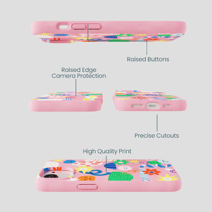 Bubblegum Pink Daydreaming iPhone 16e/17e Case