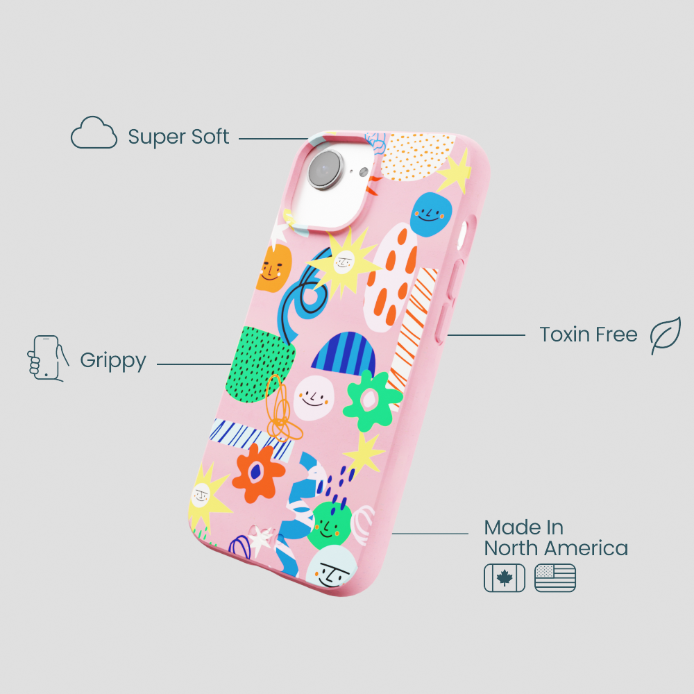 Bubblegum Pink Daydreaming iPhone 16e/17e Case