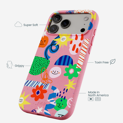 Bubblegum Pink Daydreaming iPhone 17 Pro Max Case