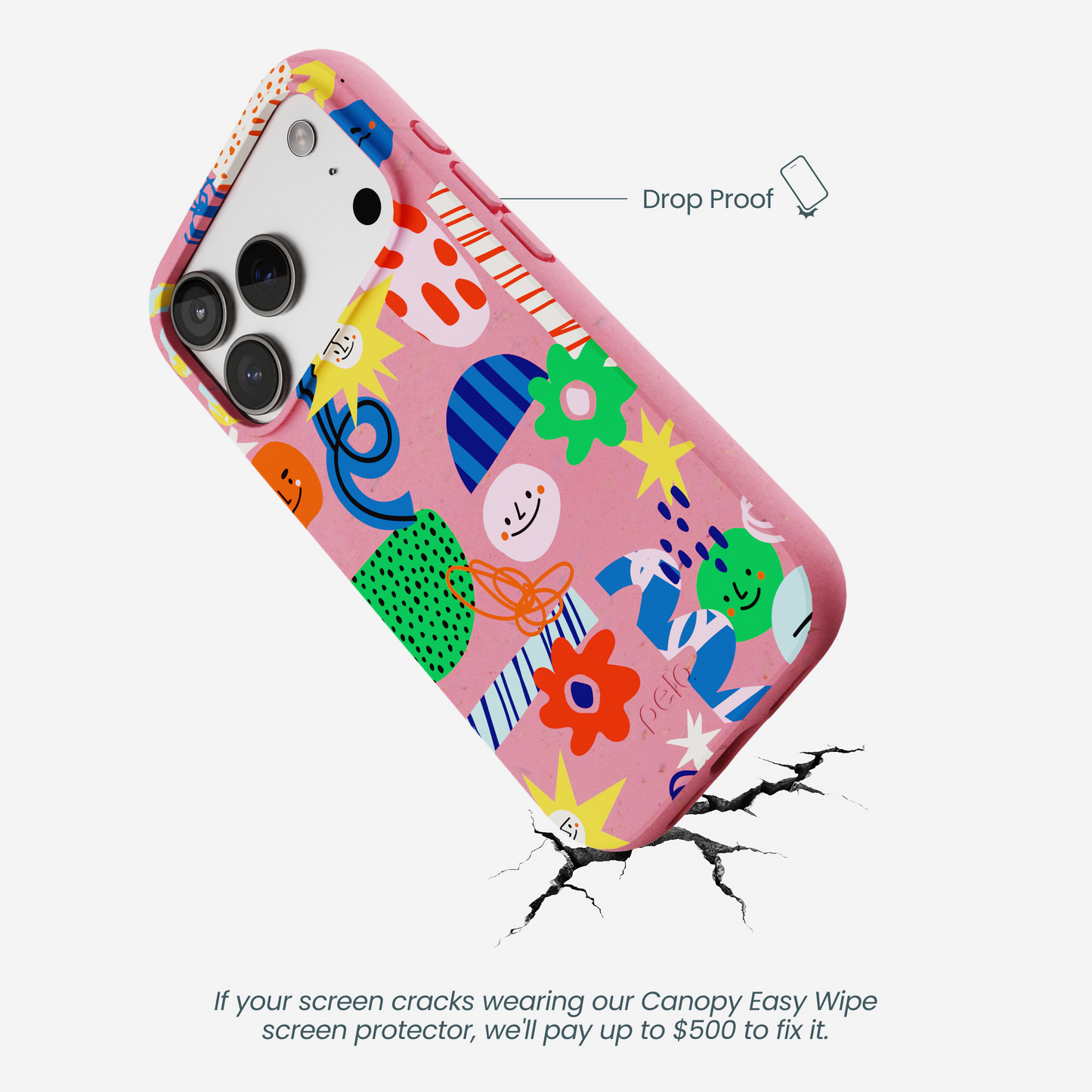 Bubblegum Pink Daydreaming iPhone 17 Pro Case