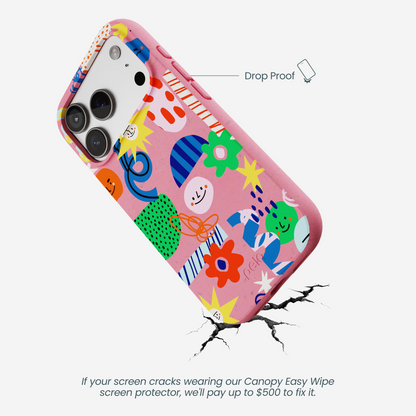 Bubblegum Pink Daydreaming iPhone 17 Pro Case