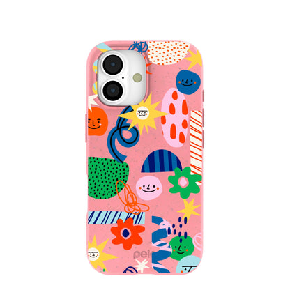 Bubblegum Pink Daydreaming iPhone 17 Case