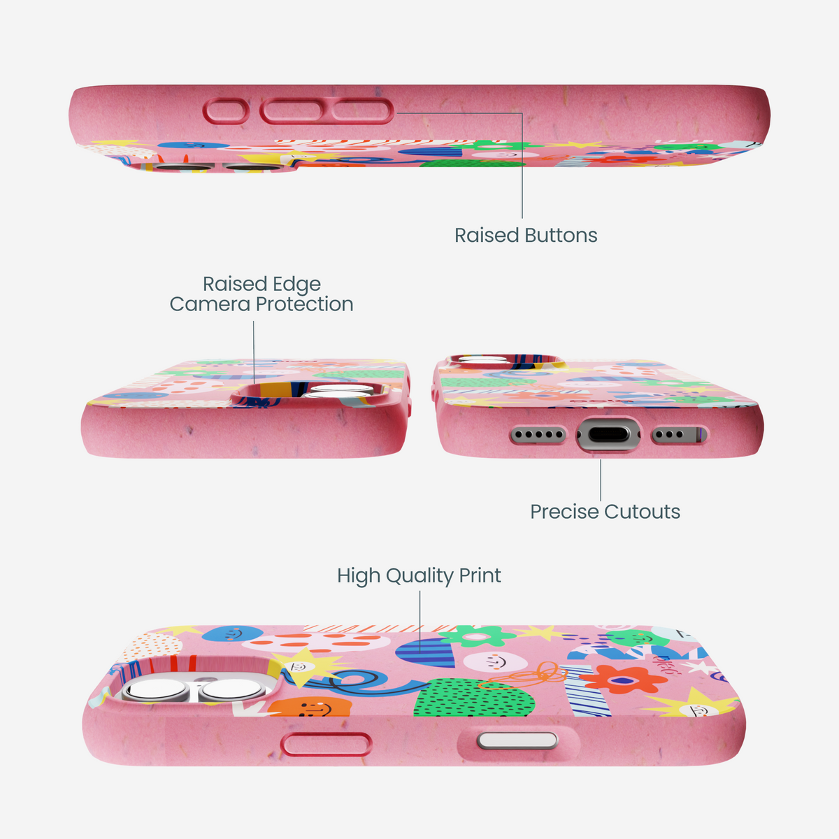 Bubblegum Pink Daydreaming iPhone 17 Case