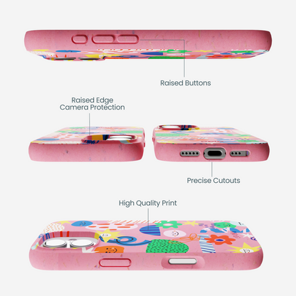 Bubblegum Pink Daydreaming iPhone 17 Case