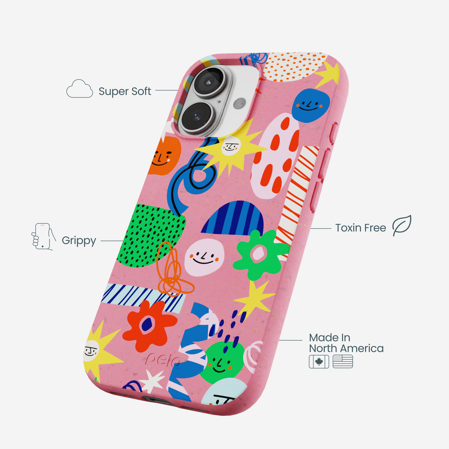 Bubblegum Pink Daydreaming iPhone 17 Case