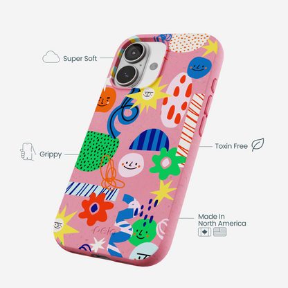 Bubblegum Pink Daydreaming iPhone 17 Case