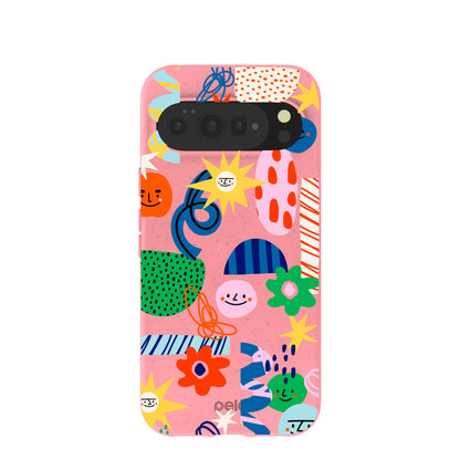 Bubblegum Pink Daydreaming Google Pixel 10 Pro XL Case