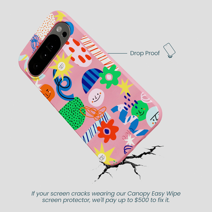 Bubblegum Pink Daydreaming Google Pixel 10 Pro XL Case