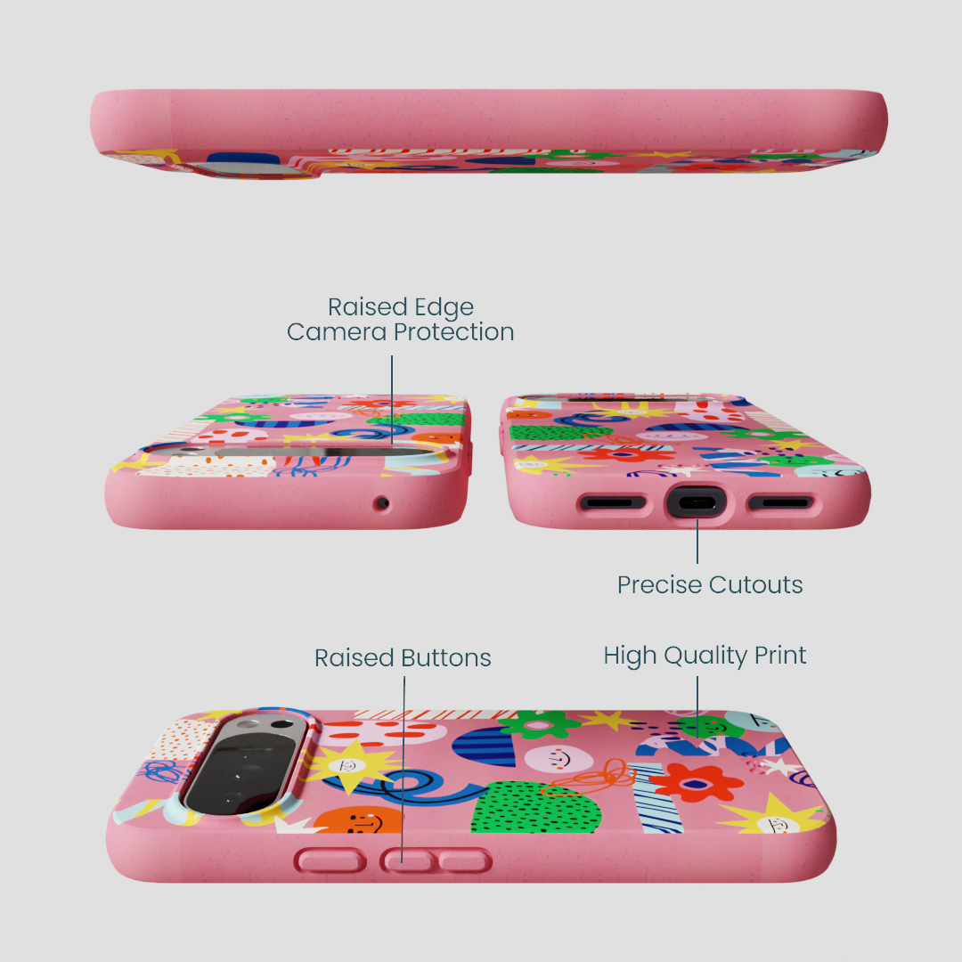 Bubblegum Pink Daydreaming Google Pixel 10 Pro XL Case