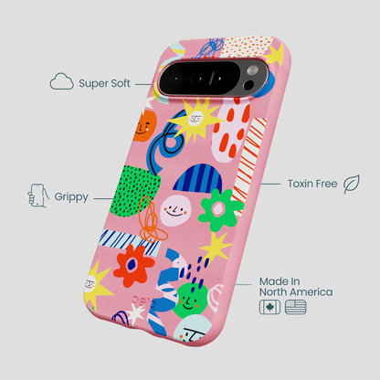 Bubblegum Pink Daydreaming Google Pixel 10 Pro XL Case