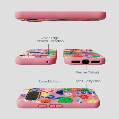 Bubblegum Pink Daydreaming Google Pixel 10/10 Pro Case