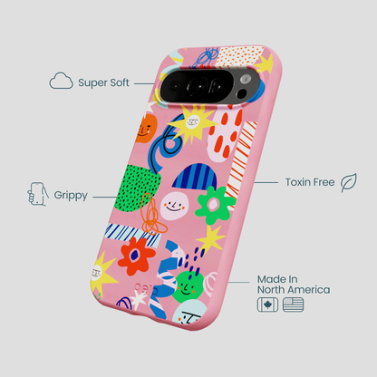 Bubblegum Pink Daydreaming Google Pixel 10/10 Pro Case