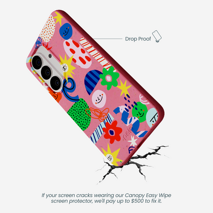 Bubblegum Pink Daydreaming Samsung Galaxy S26 Case