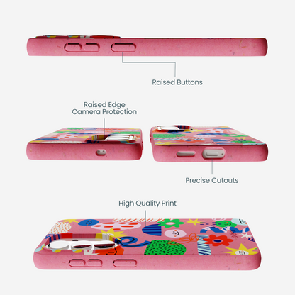 Bubblegum Pink Daydreaming Samsung Galaxy S26 Case