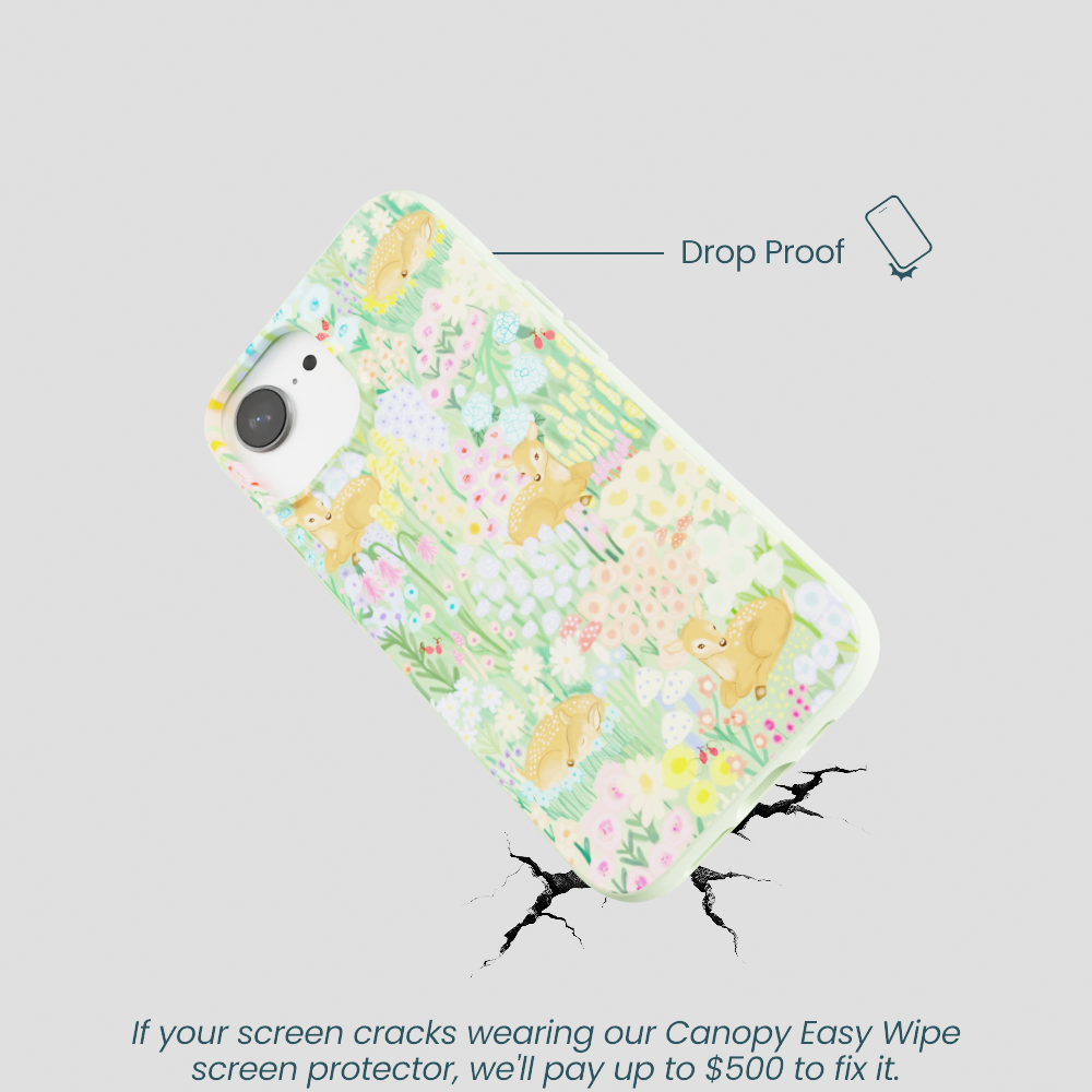 Sage Green Deer Dreams iPhone 16e/17e Case