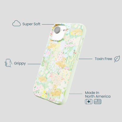 Sage Green Deer Dreams iPhone 16e/17e Case