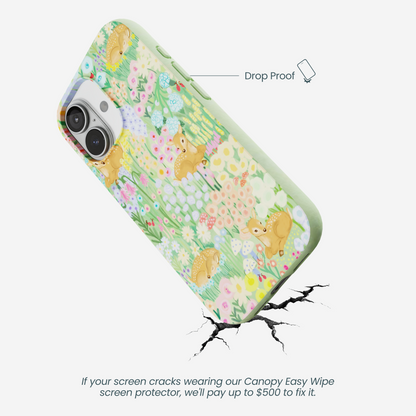 Sage Green Deer Dreams iPhone 17 Case