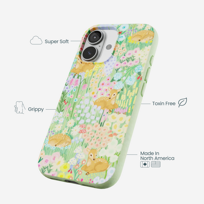 Sage Green Deer Dreams iPhone 17 Case