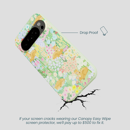 Sage Green Deer Dreams Google Pixel 10/10 Pro Case
