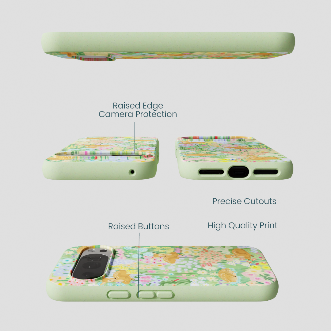 Sage Green Deer Dreams Google Pixel 10/10 Pro Case