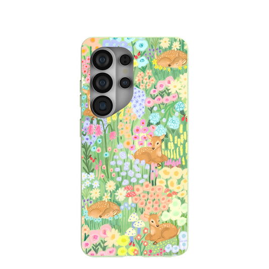 Sage Green Deer Dreams Samsung Galaxy S26 Ultra Case