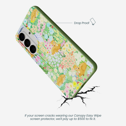 Sage Green Deer Dreams Samsung Galaxy S26 Case