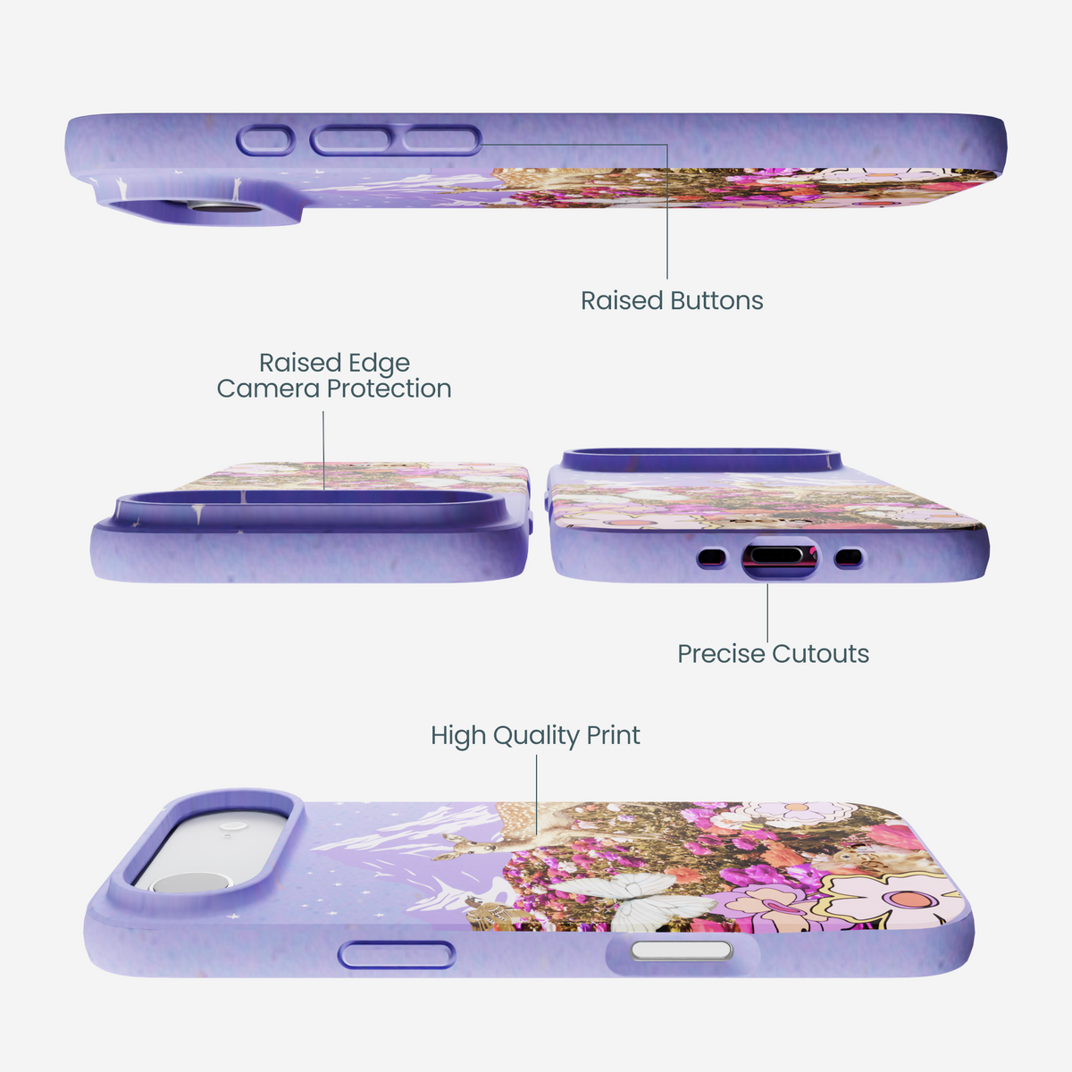 Lavender Deer Meadow iPhone Air Case