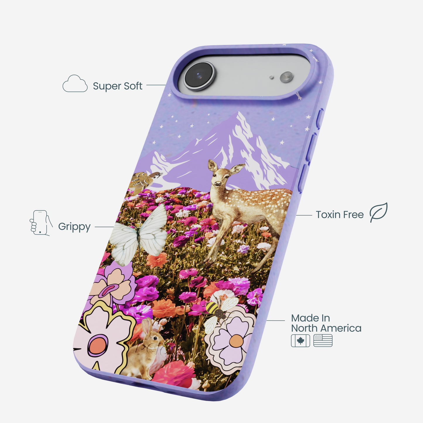 Lavender Deer Meadow iPhone Air Case