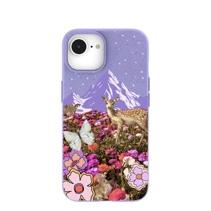 Lavender Deer Meadow iPhone 16e/17e Case