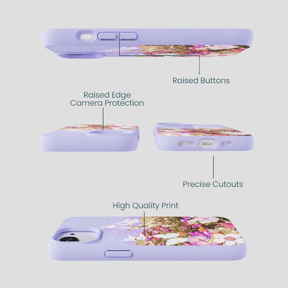Lavender Deer Meadow iPhone 16e/17e Case