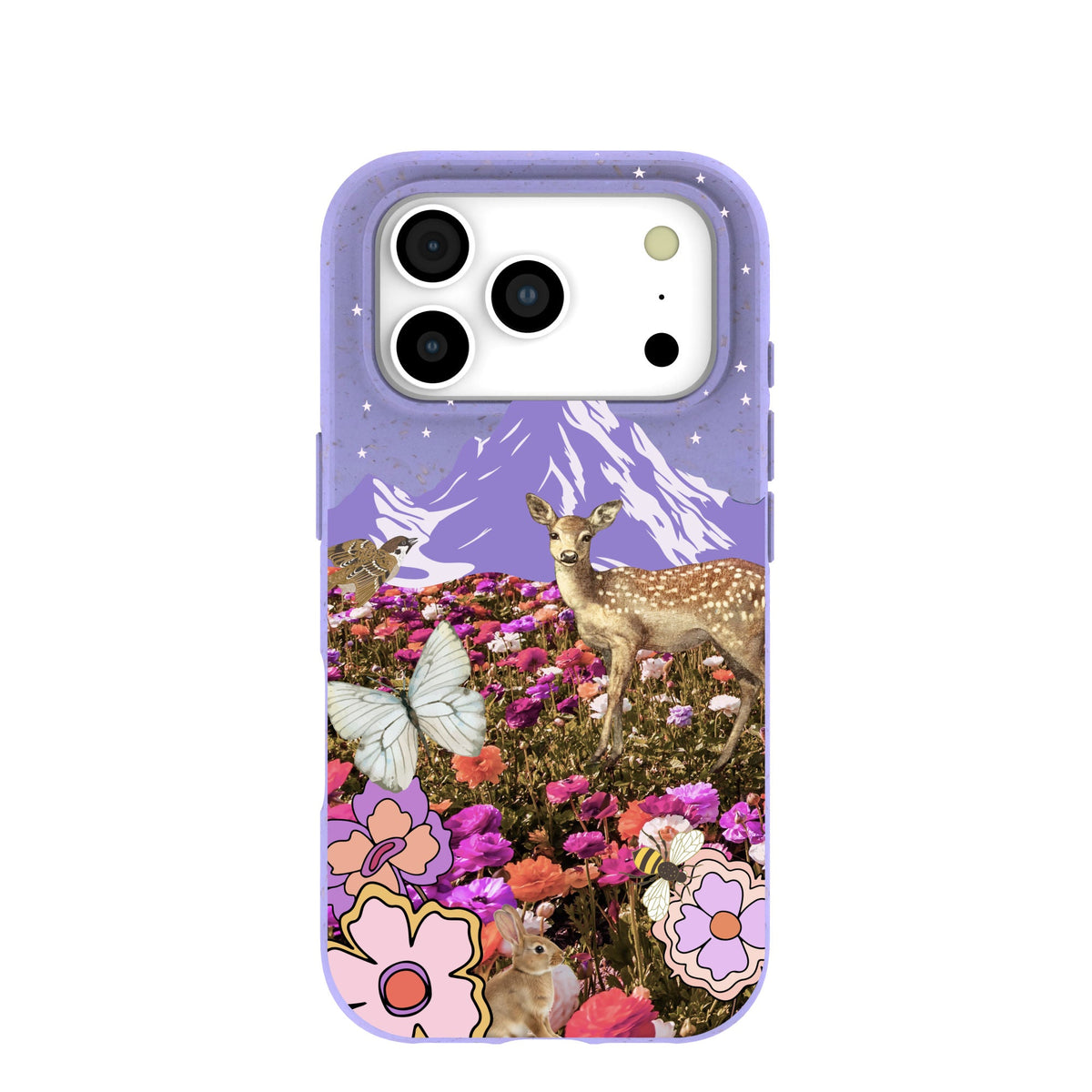 Lavender Deer Meadow iPhone 17 Pro Case