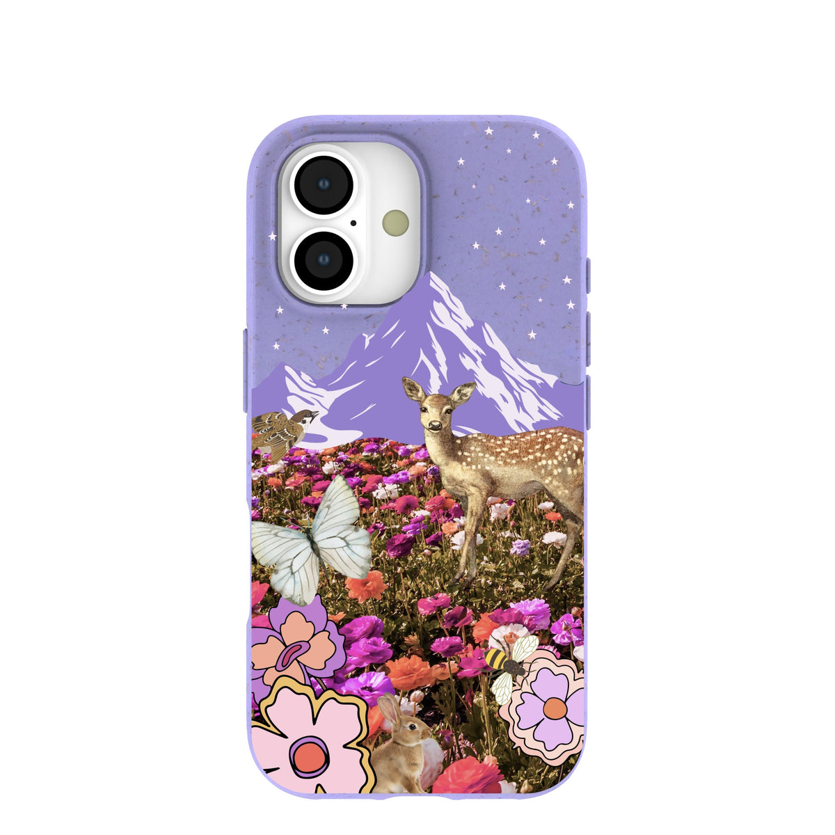 Lavender Deer Meadow iPhone 17 Case