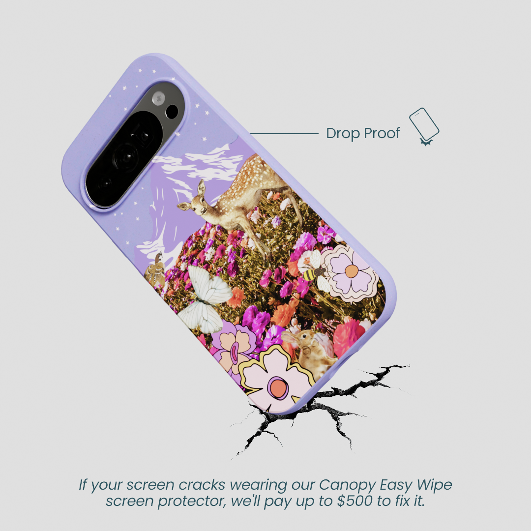 Lavender Deer Meadow Google Pixel 10/10 Pro Case