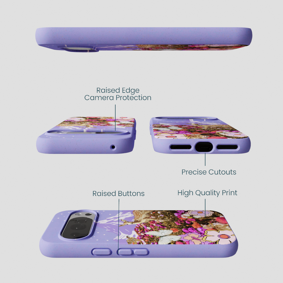 Lavender Deer Meadow Google Pixel 10/10 Pro Case