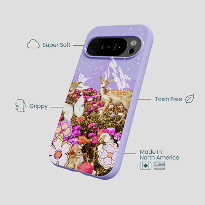 Lavender Deer Meadow Google Pixel 10/10 Pro Case