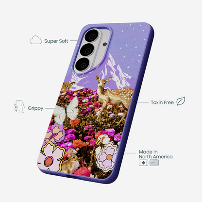 Lavender Deer Meadow Samsung Galaxy S26 Case